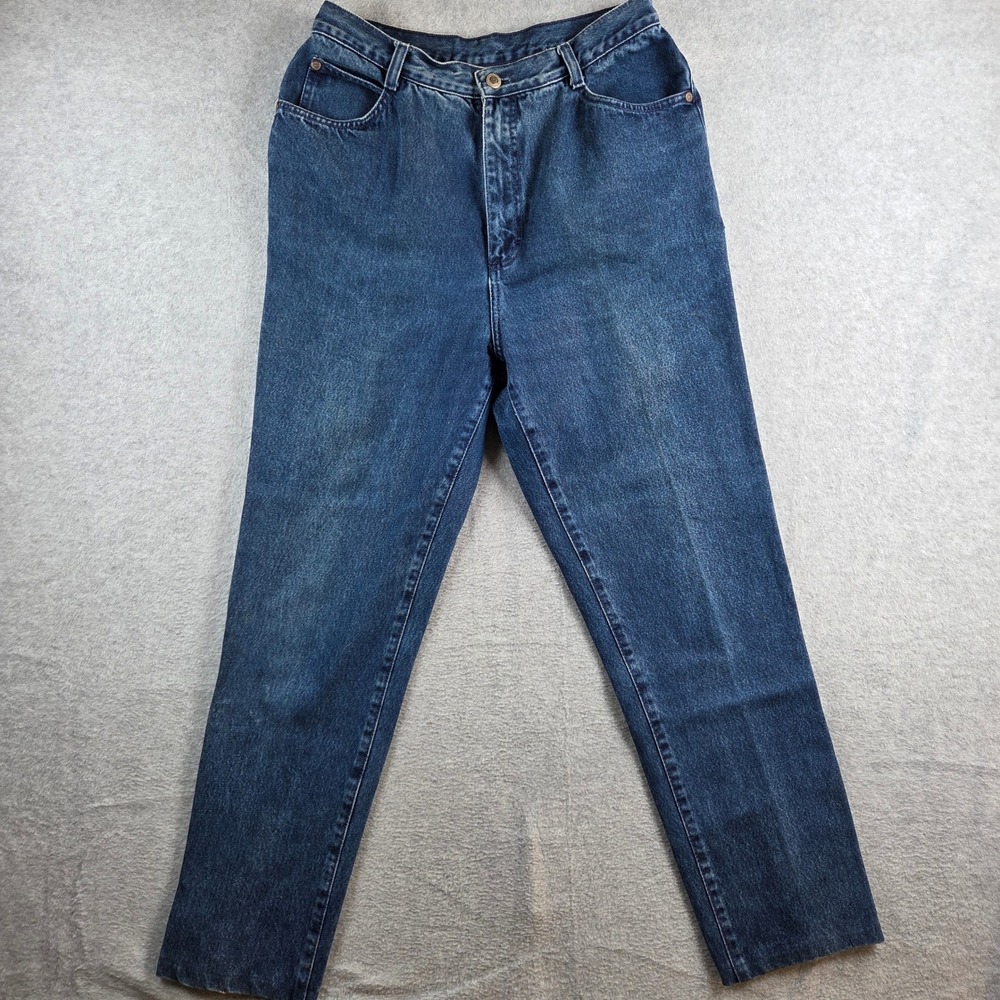 Gitano Jeans Women 28 Blue High Waisted Mom Jeans Vintage Tapered Leg 90s - Picture 8 of 11